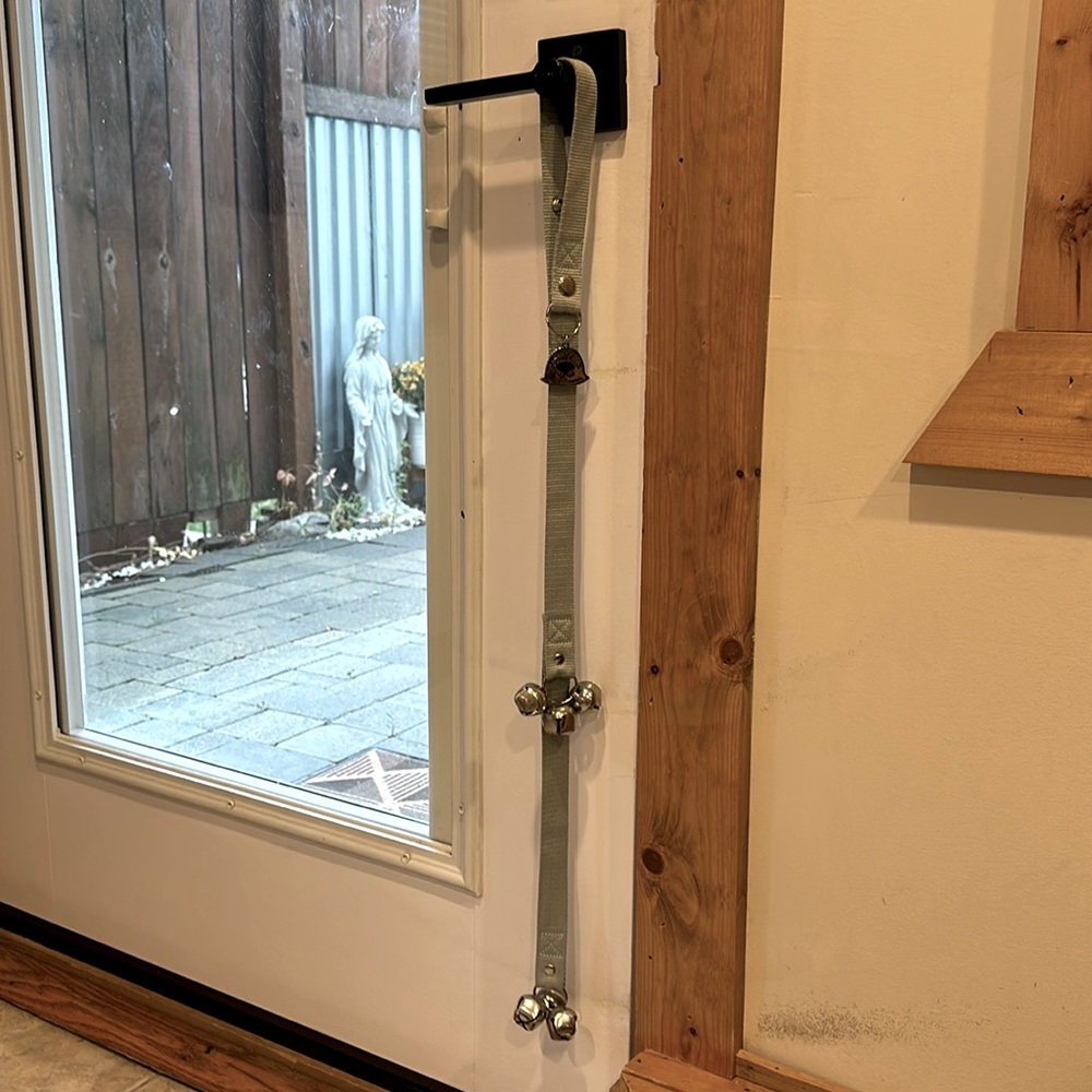 Grey Dog Potty Bells